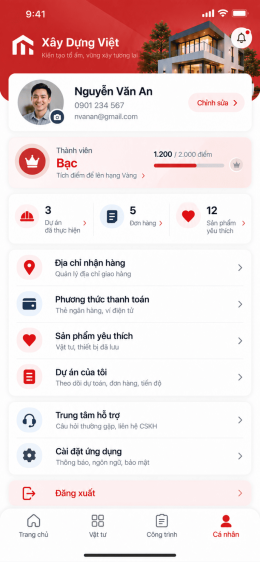 App xây dựng